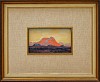 j.h. pierneef bergland suidwes africa oil on board 14 x 24.5cm gkcp