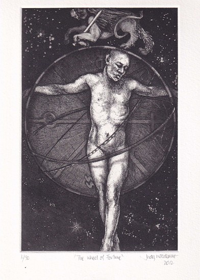 Judy Woodborne, The Wheel of Fortune
etching
