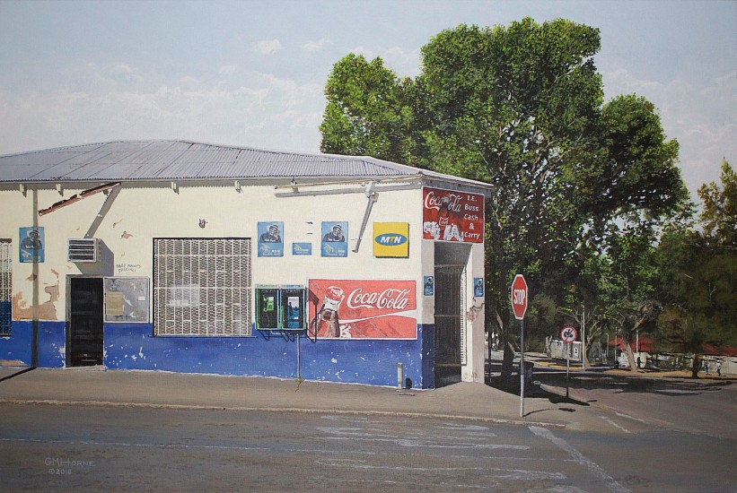 Geoff Horne, IE Buss Cash&Carry - Fort Beaufort
acrylic on canvas
