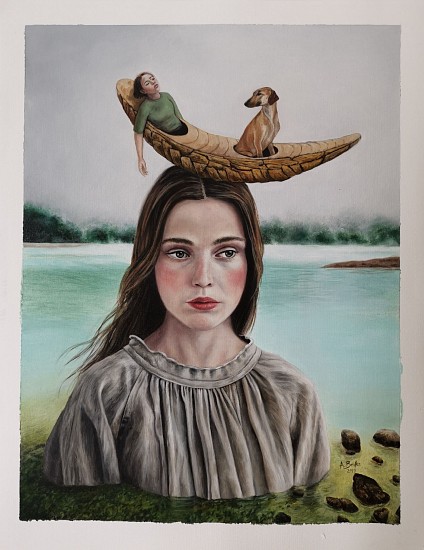 Angela Banks, The Remembering
oil on paper