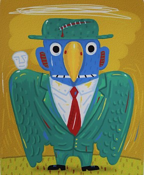 norman catherine birds of a feather vi archival giclÃƒÂ© print 10 x 13cm gks9232