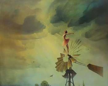 pieter van straten first breath oil on canvas on board 130 x 160 cm gkac 12006