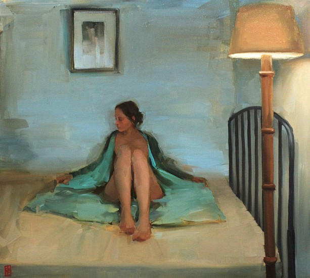 Sasha Hartslief, Blue Robe
oil  on canvas