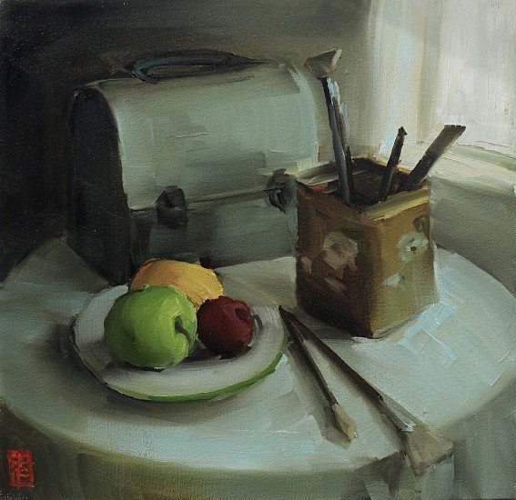Sasha Hartslief, Chinese Tin
oil  on canvas