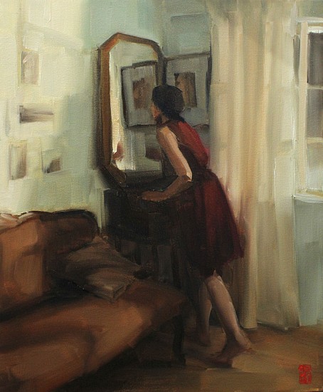 Sasha Hartslief, Going Out
oil  on canvas