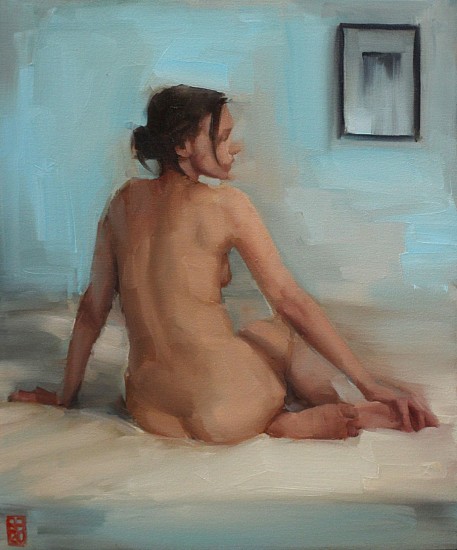 Sasha Hartslief, Light Blue
oil  on canvas