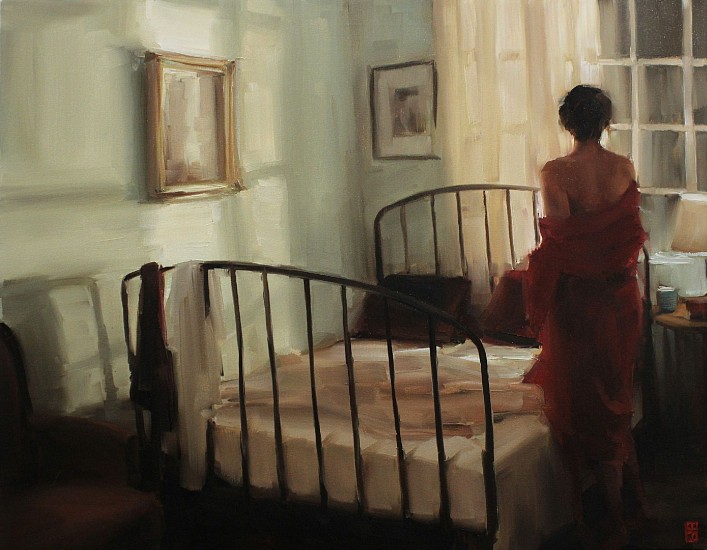 Sasha Hartslief, The Red Robe
oil  on canvas