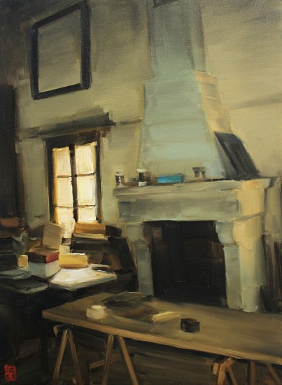 Sasha Hartslief, The Workshop
oil  on canvas
