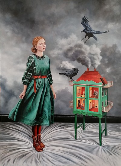 Angela Banks, The Sky Messenger
oil on canvas