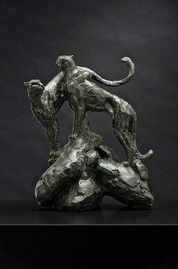 Dylan Lewis, Cheetah Pair III ( Maquette) S392
bronze