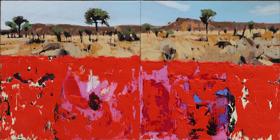 Jaco Roux, Mapungubwe I & II (diptych)
oil on canvas