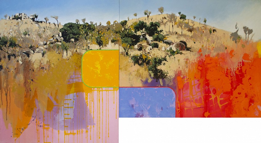Jaco Roux, KNP Diptych I
oil on canvas