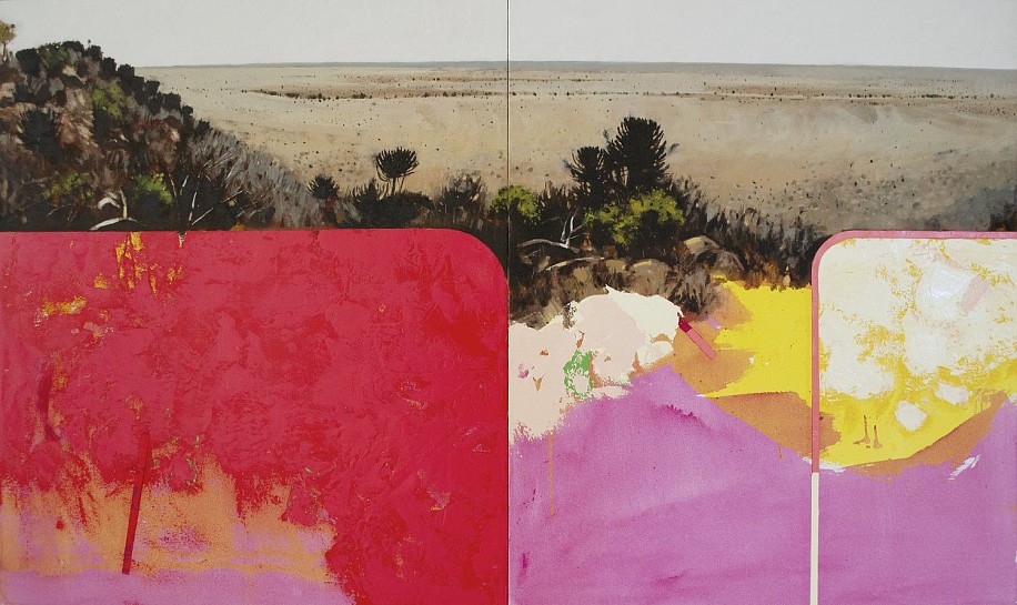 Jaco Roux, KNP Diptych II
oil on canvas