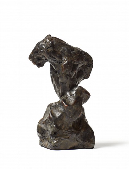 Dylan Lewis, Leopard Bust Miniature (S403)
bronze