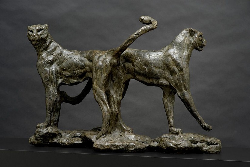 Dylan Lewis, Cheetah Pair (S437)
bronze