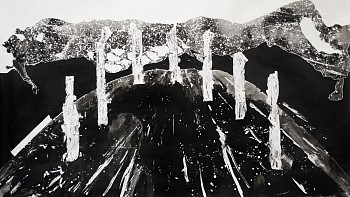 setlamorago mashilo the presence of high mountains charcoal and ink on fabriano paper rac0808