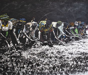 phillemon hlungwani manana i wa nkoka eka mina ii mother you are so special to me ii charcoal and pastel on fabriano paper 151 x 161cm