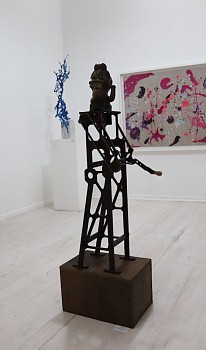 cobus haupt fortune cat ii bronze steel and cement edition 1 of 5 2