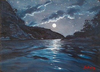 greg schultz flight oil and charcoal on canvas 25 x 35 cm