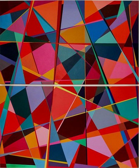 Lisa Swanepoel, Manhattan Vanishing Point
acrylic on canvas