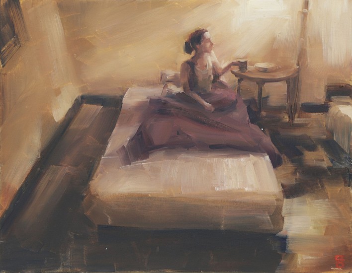 Sasha Hartslief, Red Blanket
oil on canvas