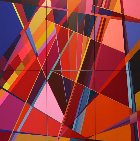 Lisa Swanepoel, Manhattan Perspectives
acrylic on canvas