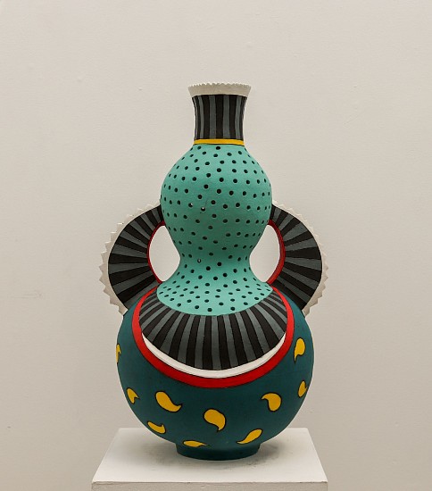 Margot Rudolph, Stripy Necklace
ceramic