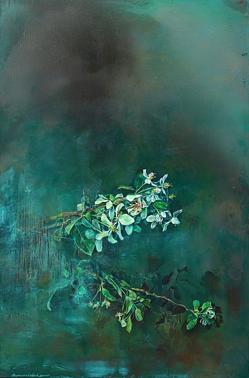 Paula van Coller Louw, Green of Hope
oil on canvas on board