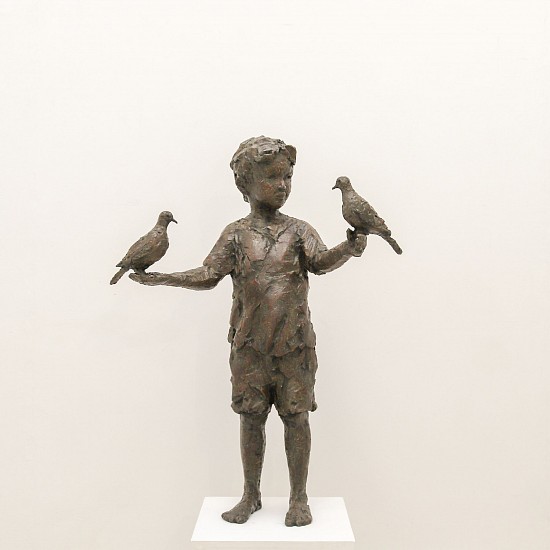Toby Megaw, Boy with Doves
bronze