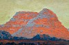 j.h. pierneef bergland suidwes africa oil on board 14 x 24.5cm gkcp 14311 detail