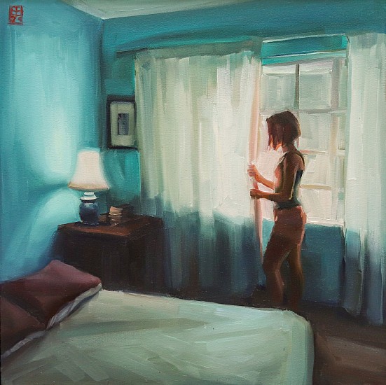 Sasha Hartslief, Blue and White Room
oil on canvas