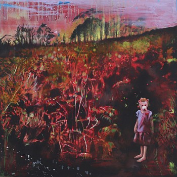 matthew hindley ever yes ever no acrylic on canvas 91 x 91cm gkcp