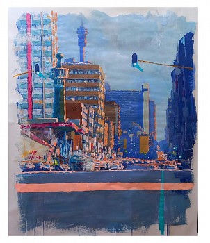 thabang lehobye prospectus 165 x 133cm mixed media on paper