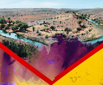 jaco roux makuya park luvuvha river oil on canvas 100 x 120cm gkac