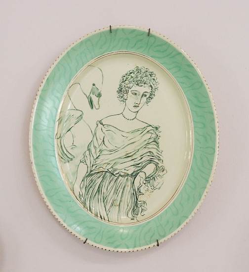 Ann-Marie Tully, The Burleigh Aphrodite & Swan
oil on bone china