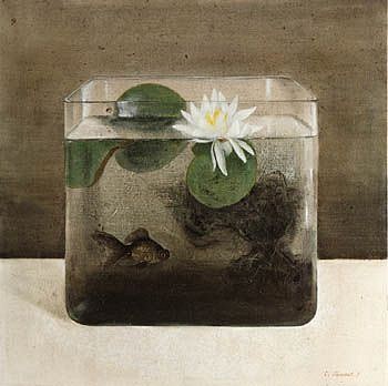 Claude Jammet, Aquarium
oil on canvas