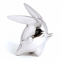 ferdi b dick flight or fight rabbit polished stainless steel edition of