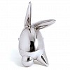 ferdi b dick flight or fight rabbit polished stainless steel edition of 8 back