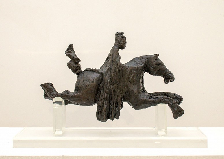 Deborah Bell, Horse and Rider II
bronze