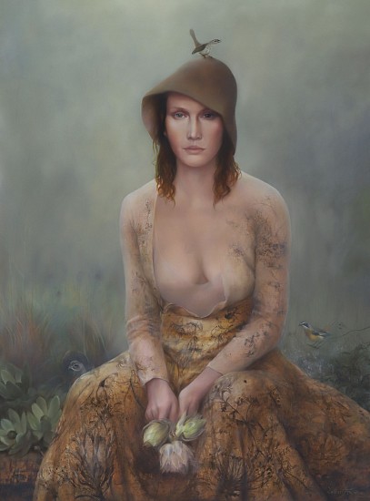 Edna Fourie, Custodian / Lady Bird
oil on canvas