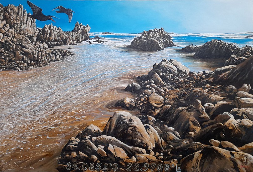 Greg Schultz, Search (Oyster Catchers, Buffelsbaai)
oil on canvas