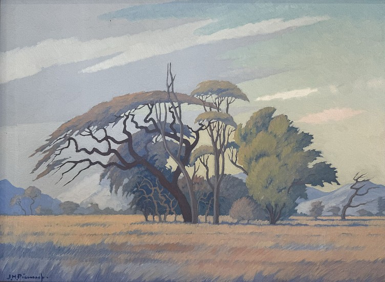 JH Pierneef, Landscape with trees
oil on canvas