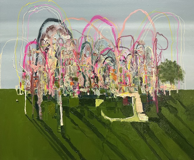 Bastiaan van Stenis, Cemetery Gates
oil on canvas