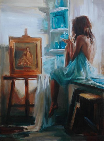 Martjie Carter, The Colour Turquoise
oil on canvas