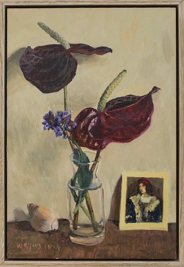 Weyers du Toit, Anthuriums Rising
oil on panel