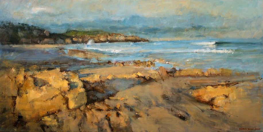 Walter Voigt, Setting Sunlight Wedge Beach, Plettenburg Bay
oil on canvas