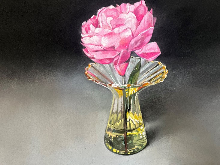 Hanneke Benade, Peony
soft pastel on white cotton paper