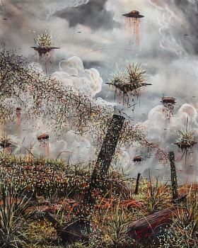 jan tshikhuthula garden of hope 150 x 120cm soft pastel on paper