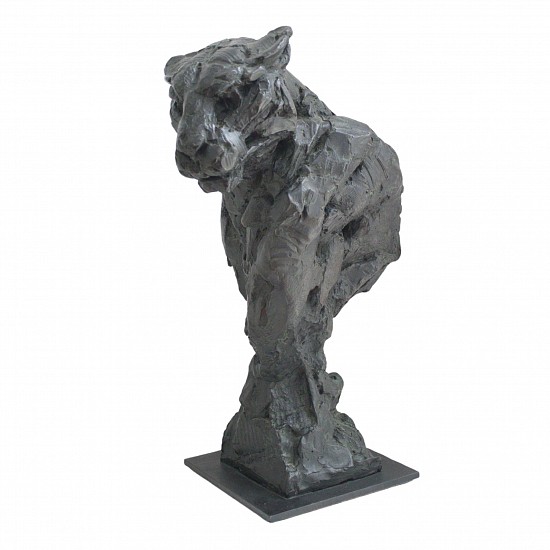 Dylan Lewis, Leopard Bust Maquette (S323)
bronze