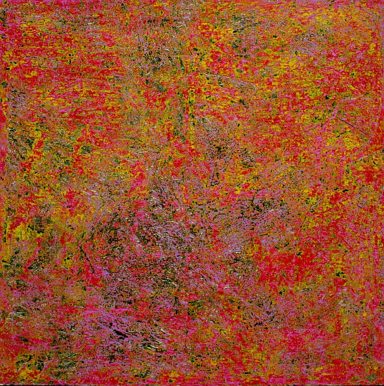 Philippe Uzac, Red Abstract
mixed media on canvas